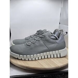 Men's  Size 11.5 - ECCO Gruuv Sneaker in Grey/White EU 45 Casual Athletic Shoes